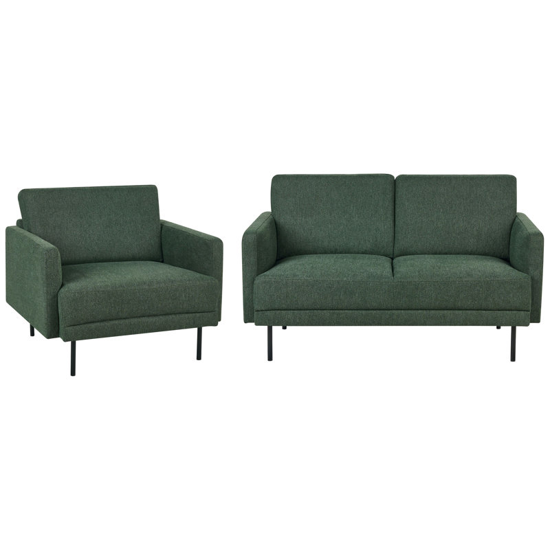 Sulman 2 - Piece Living Room Set, Dark Green