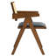 Ensemble de 2 fauteuils de salle à manger en cuir Thera-105770608-105770609