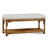 Summer Retreat Wicker Shelf Storage Bench-71425198-71425234