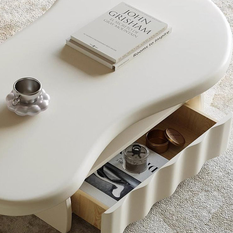 Table basse de style crème