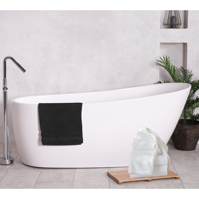 Foulger - A1HC Premium Bath Sheet Set Ultra Soft, Quick Drying, Highly Absorbent Bath Sheet Sets, Black Onyx