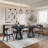 Modern Dining Table, Oval Table With Sturdy Pedestal Base-355610672