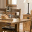 Rayleigh 6 -Person Extendable Oak Solid Wood Dining Set