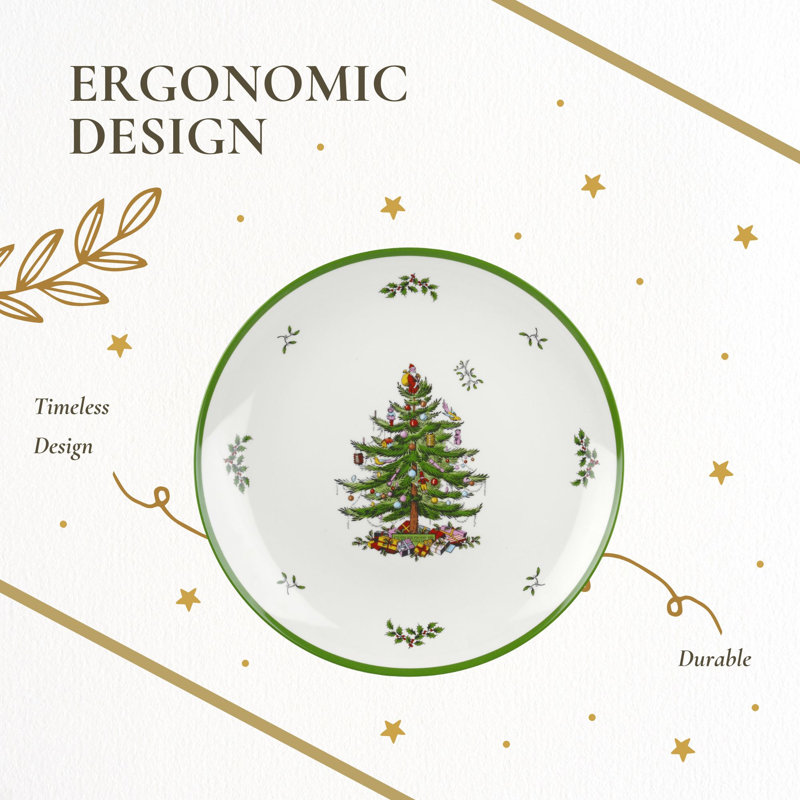 Spode – Christmas Tree – Christmas Tree Melamine Round Platter