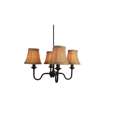 Lustre traditionnel à 4 lumières Posey