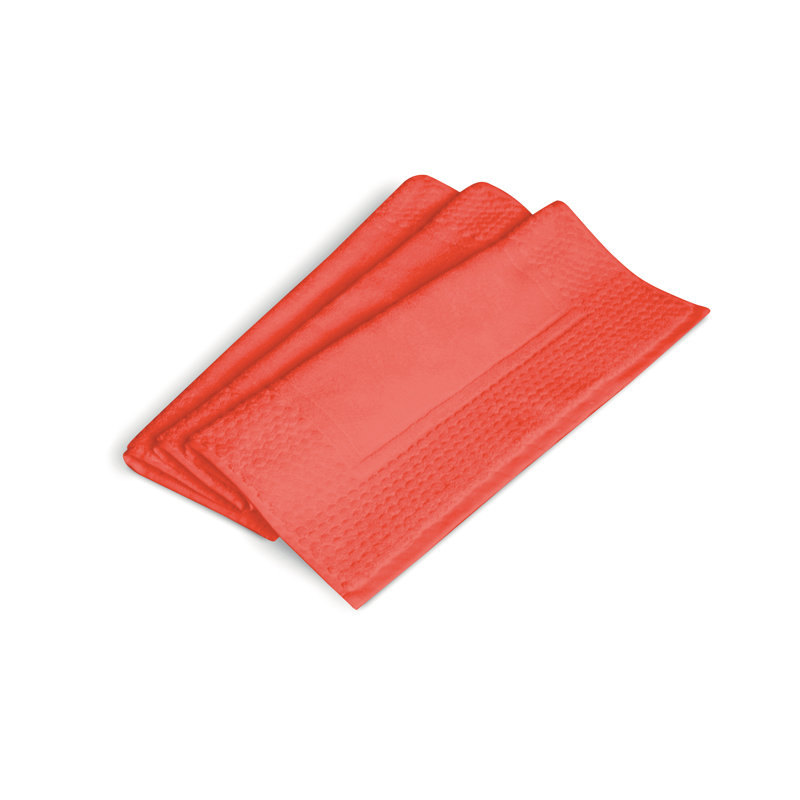 Spa Turkish Cotton Bath Mat, Red