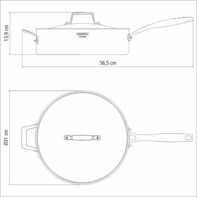 Grano 3-PLY Stainless Steel Non-Stick Frying Pan