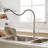 AWZTOO Pull Out and Pull Down Kitchen Faucet-93705908