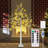 4FT LED Birch Tree With 96 Lights Warm White LED Lighted Birch Tree With 8 Flashing Modes&Timer Dimmable LED Trees For Home Decor Party Wedding Christmas Season Decor.