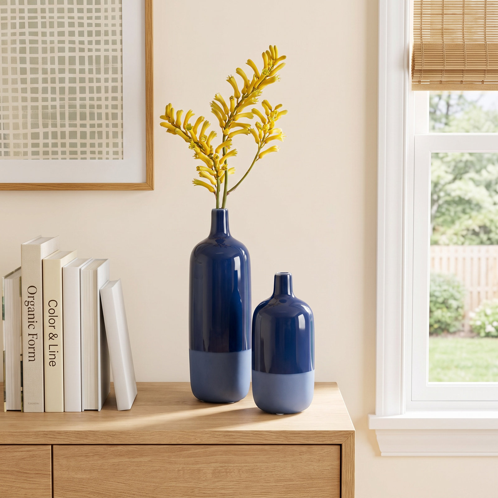 Vernon Handcrafted Ceramic Table Vase