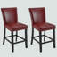 Tabouret de bar moderne en similicuir noir LUMera-530384752-530384753