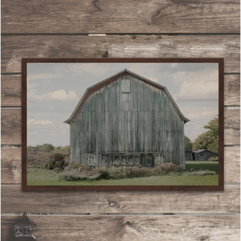 « rustique country », reproduction de photo sur papier encadrée, 20 po x 30 p
