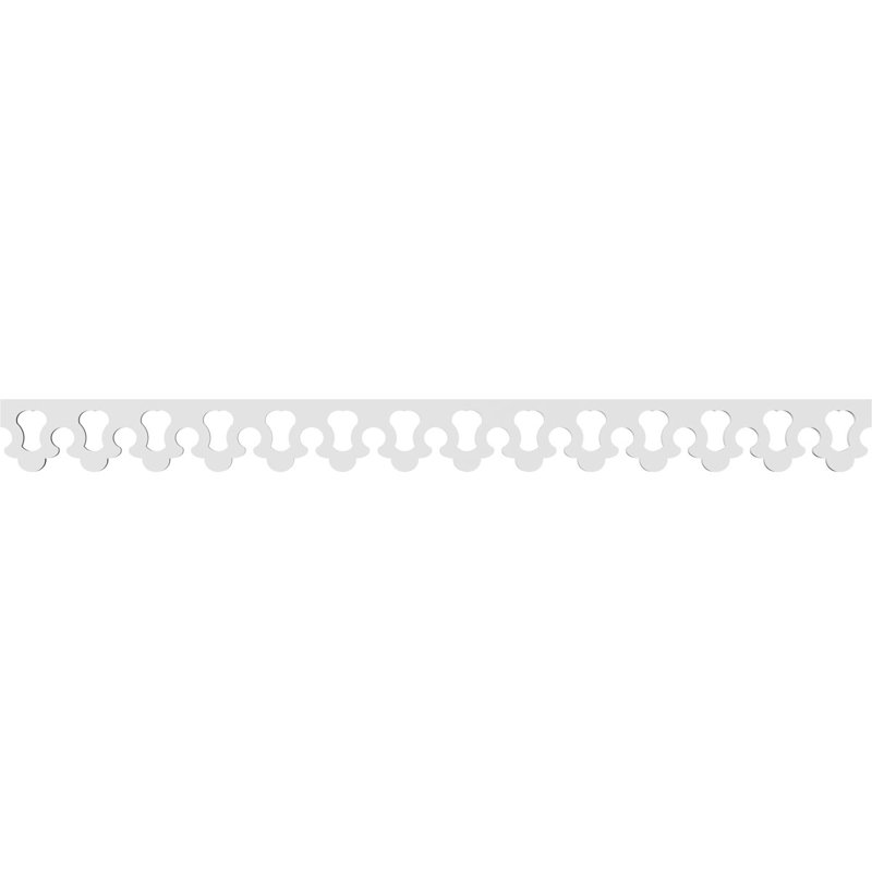 Garniture de service de qualité architecturale Eden, H 4 po x L 48 po x P 0,63 po