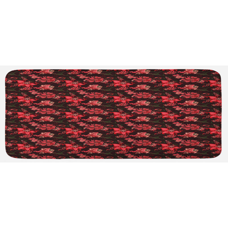 Tapis de cuisine romantique
