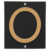 Floating 1-Line Wall Address Plaque