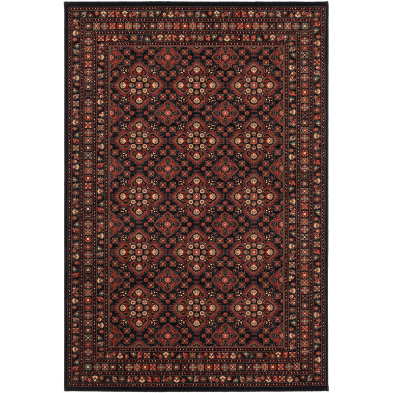 Branches Persian Wool Area Rug, Rectangle 80 x 160cm