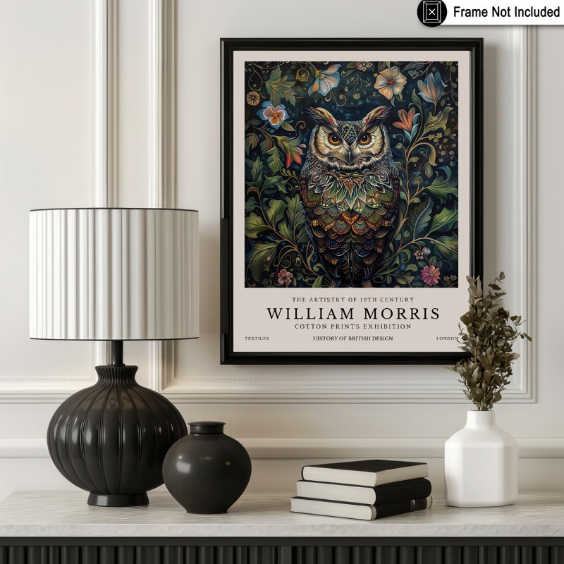 William Morris - Hibou n ° 1, Unframed, Poster, 18"H x 24"W