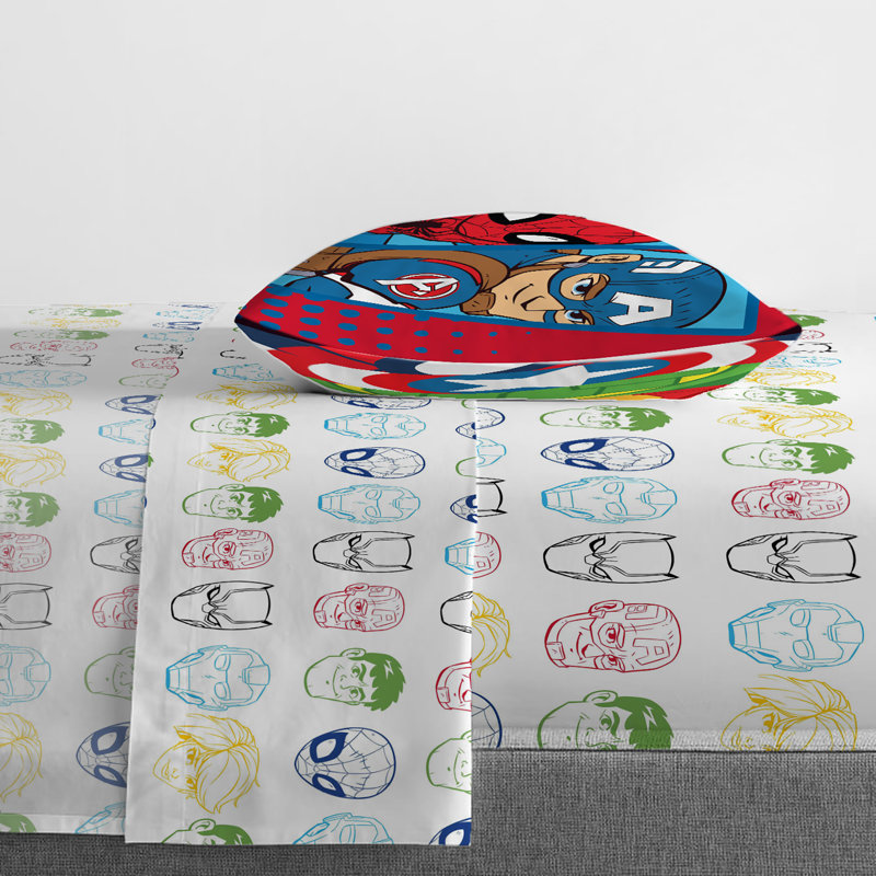 Marvel Super Hero Adventures Twin Reversible Microfiber Bed Set
