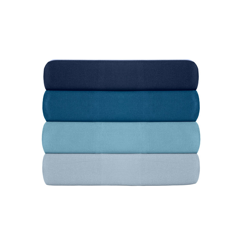 Drap-housse Ranforce, Drap-housse grand, Bleu 26
