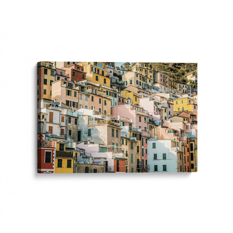 Impression sur toile Hillside Palette, H 8 po x l 12 po x P 1,25 po, Toile tendue
