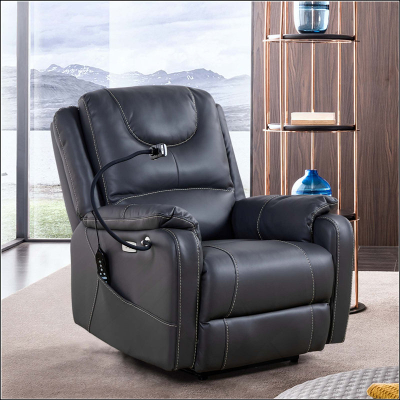 Fauteuil inclinable Zero Gravity, Noir