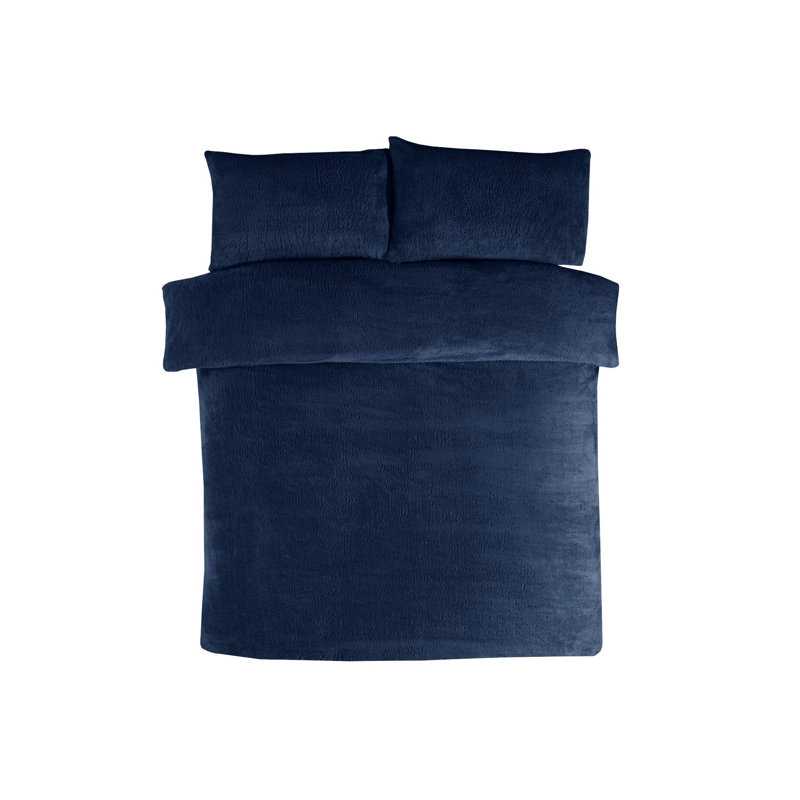 Livinia Polyester Solid Colour Duvet Cover Set with Pillowcases, Single Duvet Cover + 1 Standard Pillowcase