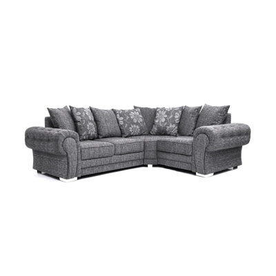 Malmo Grey Fabric Right Corner Sofa
