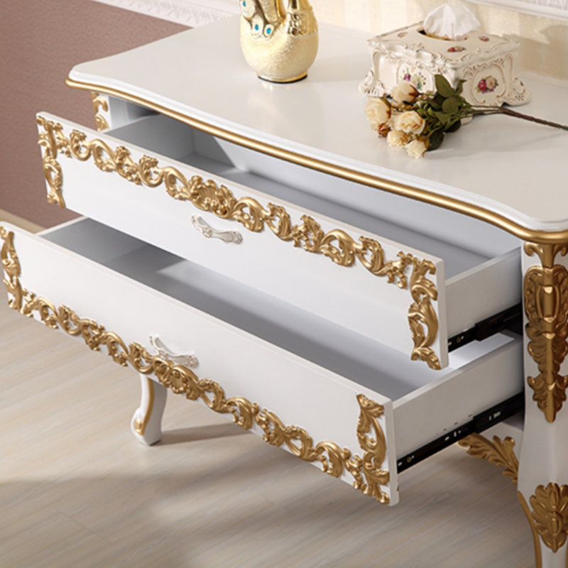 Commode d'appoint Neoclassical Porch, Blanc