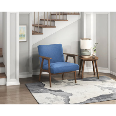 Siège à coussin contemporain en bois d'hévéa massif Home Furniture