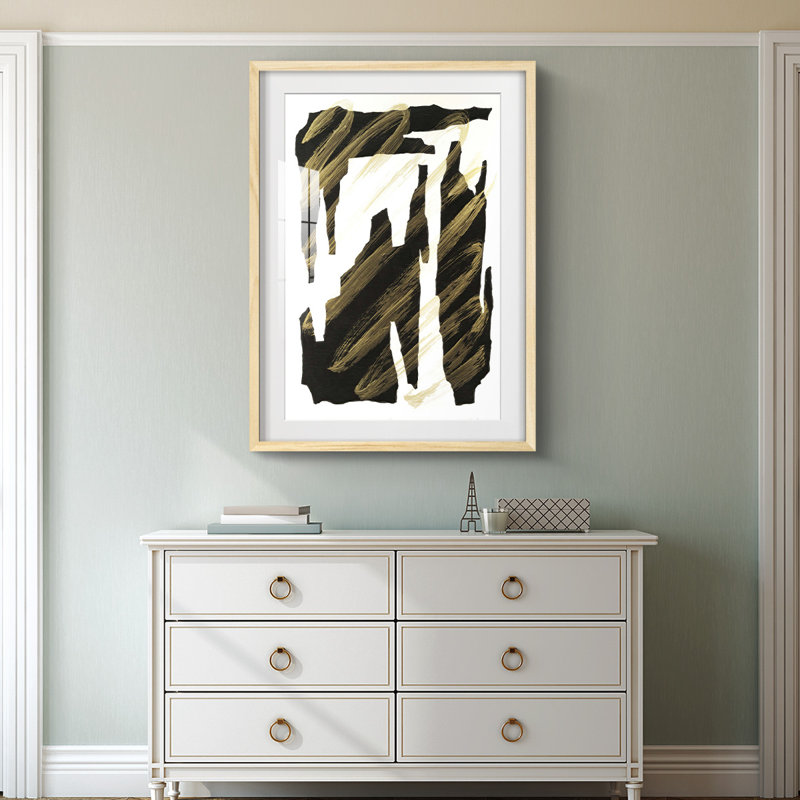 Onyx Obelisks IV -Framed Print, 28.5" H x 20.5" W, Natural