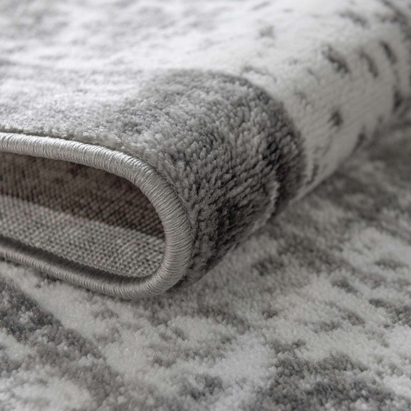 Tapis oriental Brandt, Gris, Square 13'