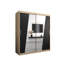 Douglassville 2 Door Manufactured Wood Wardrobe-880167579-880167570