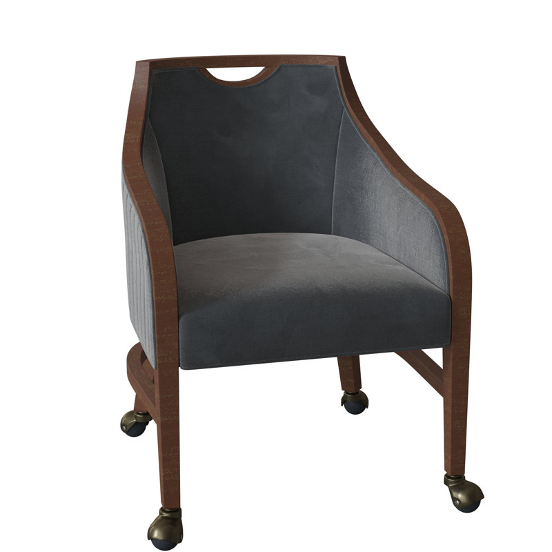 Anthony Armchair, Walnut, Indigo (8789 90)