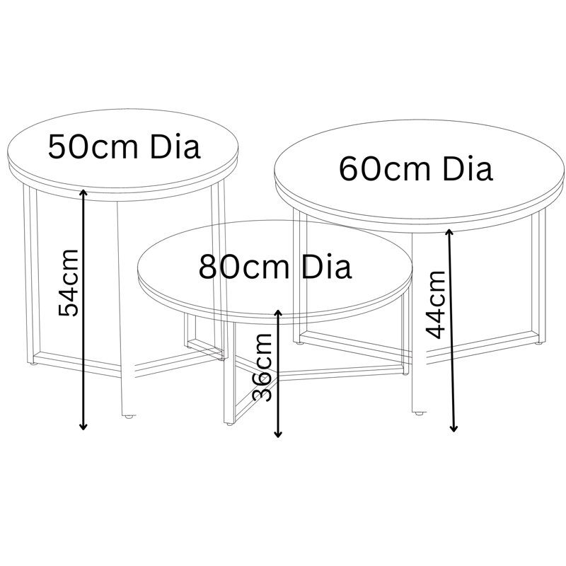 Chesa Frame Coffee Table, Grey
