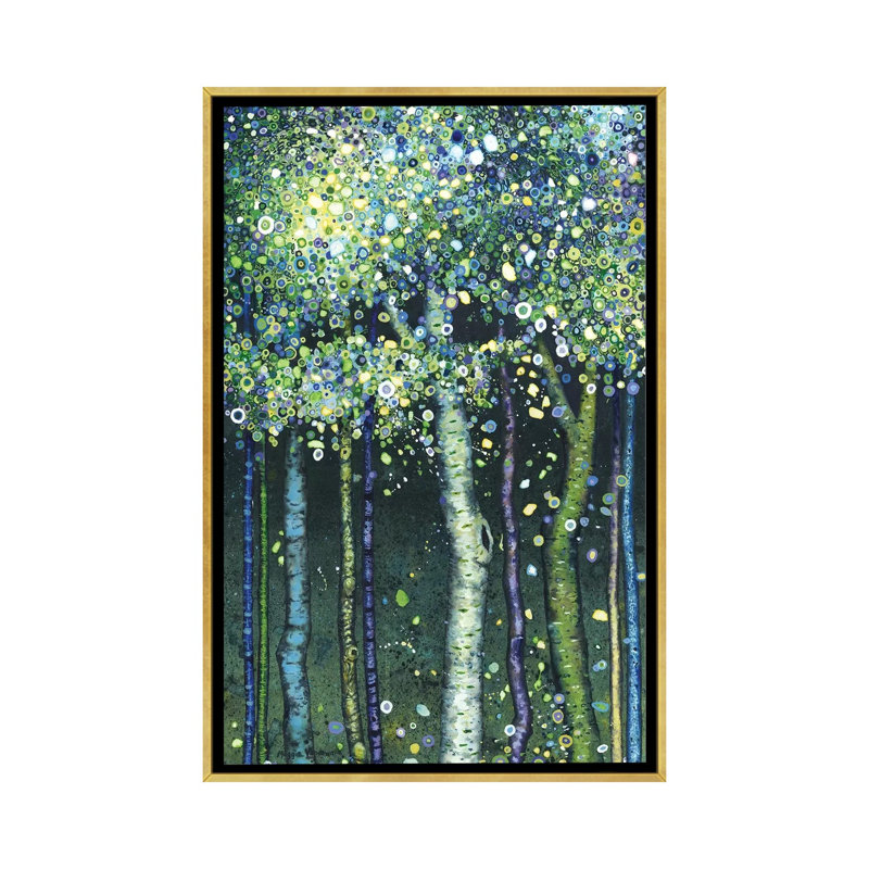 «Vernal Equinox» par Maggie Vandewalle - reproduction d'art, H 26 po x l 18 po x 1,5 po, Toile encadrée d'or, Pas de tapis