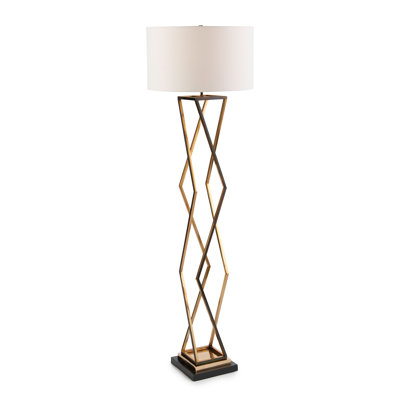 Lampe sur pied en boîte