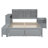 Wooden platform bed with Multi-functional Storage Space Nightstand and 2 Drawers-288221356