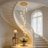 Elivia Modern Dimmable LED Large Staircase Cluster Pendant Light Chandelier-728316779-728316783-728316781