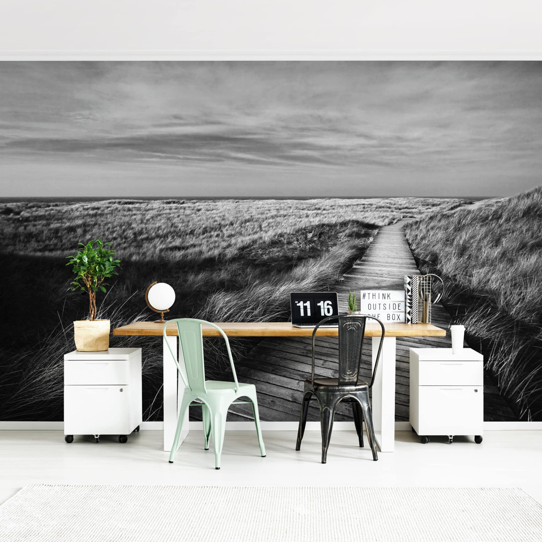 Strukturierte Tapete Dune Path on Sylt II 1,9 m x 288 cm