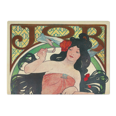 Job Vol.1 by Alphonse Mucha Chopping Board