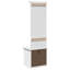 Hallway Cabinet With Hooks BODO 50X40x157 Cm-1649788460