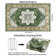 Machine Washable Non-Slip Green Oriental Area Rug