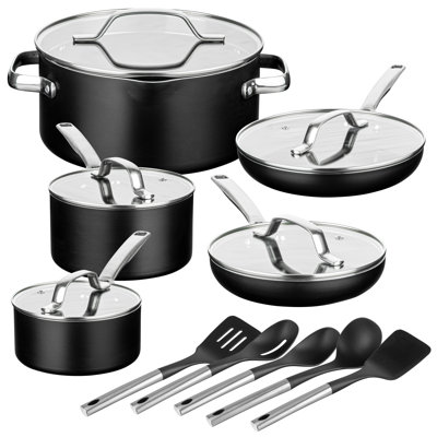 Gotham Steel Modern Collection 15 Piece Ceramic Nonstick Cookware Set