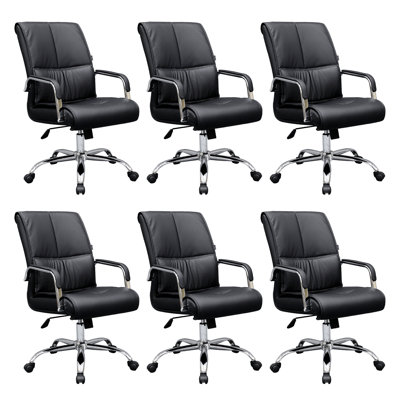 Fauteuil de direction ergonomique George Oliver - confort et style haut de gamme (ensemble de 6)