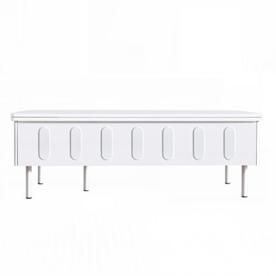 Table basse multifonctionnelle à plateau relevable avec modes repas et poste de travail pliables, parfaite pour les espaces de vie urbains