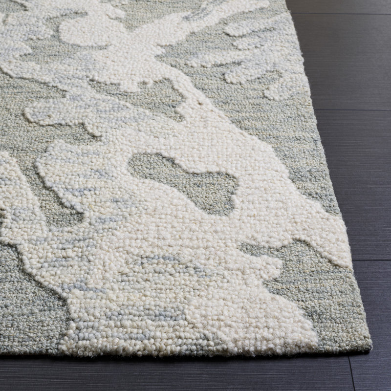 Harvest 302 Hand Tufted 80% Wool; 20% Cotton Abstract Rug, Rectangle 3' x 5'