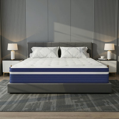 12 Inch Medium Firm Memory Foam Hybrid Mattres ，10-Year Warranty
