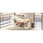 Lit mezzanine en métal avec bureau intégré ApexLoft-133602322-133602323