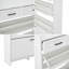 Armoire à chaussures rabattable avec 2 tiroirs, rangement à plusieurs niveaux pour l'entrée et le couloir-1249166612