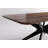 69.4" W 6-Person Rectangular Solid and Manufactured Wood Dining Table with Metal Legs-1470405059
